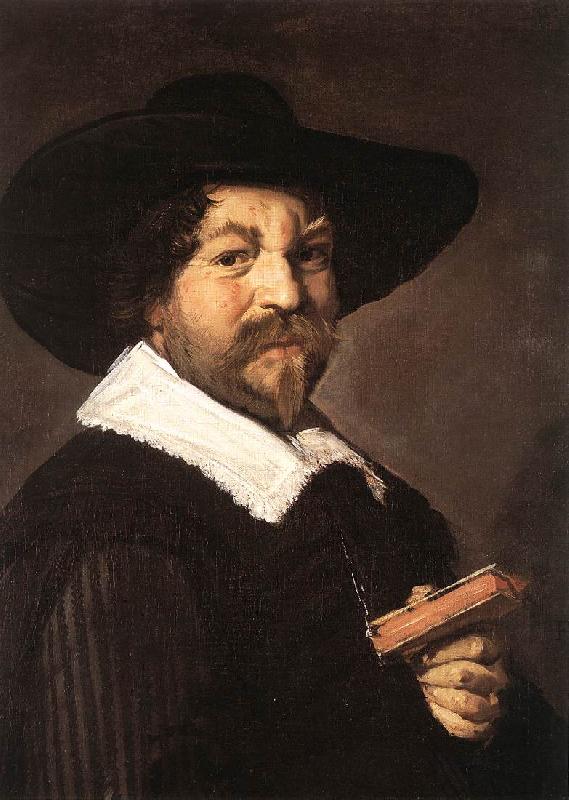 HALS, Frans Portrait of a Man Holding a Book